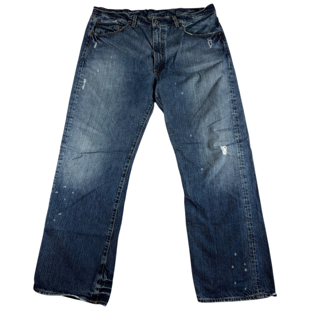 Vintage Ralph Lauren Ashmore Original Jeans Mens 40x32 Blue Distressed Authentic